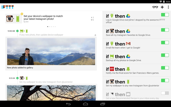 IFTTT é um aplicativo para criar conexões entre sites e redes sociais (Foto: Divulgação)