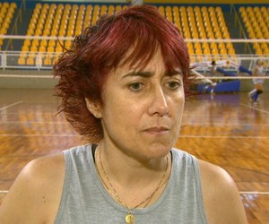 Sandra Mara Leão, técnica do time feminino de Araraquara (Foto: Rodrigo Sargaço/EPTV)