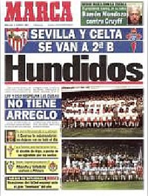 Capa Marca Celta Sevilla 1995 (Foto: Reprodução) Capa Marca Celta Sevilla 1995 (Foto: Reprodução)