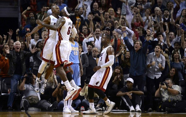 Ray Allen LeBron James Miami Heat NBA (Foto: Reuters)