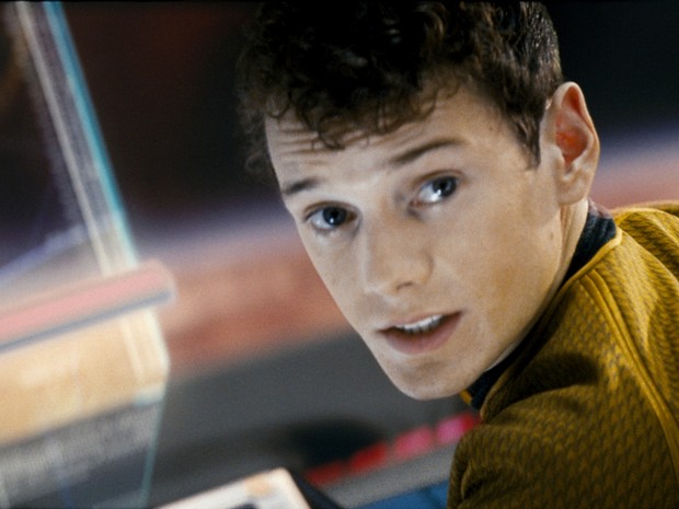 O ator Anton Yelchin na franquia 'Star Trek' (Foto: Divulgação)