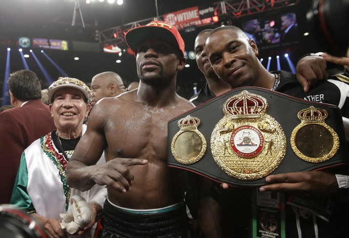 Floyd Mayweather, Marcos Maidana, Boxe (Foto: AP)