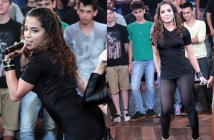 Anitta confirma que tem celulite: ‘Dá até para ler se passar a mão’ (Marcos Mazini/Gshow)