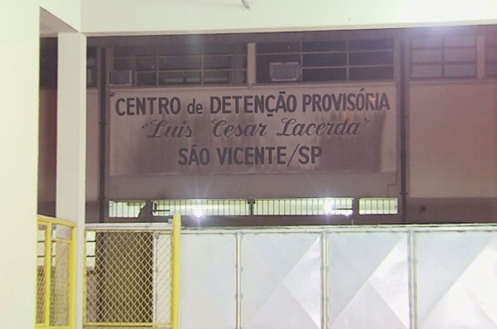 Centro de Detenção Provisória de São Vicente (Foto: Reprodução/TV Tribuna)