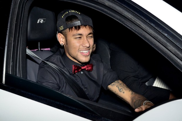 Neymar na festa de Marina Ruy Barbosa e Luma Costa, no Rio (Foto: Roberto Teixeira/EGO)