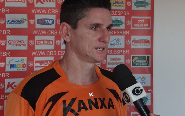 Marcinho Guerreiro, concede entrevista (Foto: Denison Roma / Globoesporte.com)