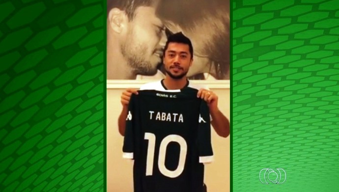Rodrigo Tabata, ex-meia do Goiás (Foto: Reprodução/TV Anhanguera)