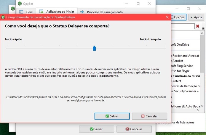 Defina como quer iniciar o PC: mais tranquilo ou mais rápido (Foto: Reprodução/Isabela Giantomaso)