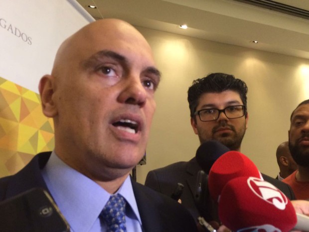 Ministro da Justiça, Alexandre de Moraes, participa de evento com advogados em São Paulo (Foto: Gabriela Gonçalves/G1) Ministro da Justiça, Alexandre de Moraes, participa de evento com advogados em São Paulo (Foto: Gabriela Gonçalves/G1)