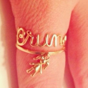 Nivea Stelmann posta foto de anel com nome da filha (Foto: Instagram / Reprodução)
