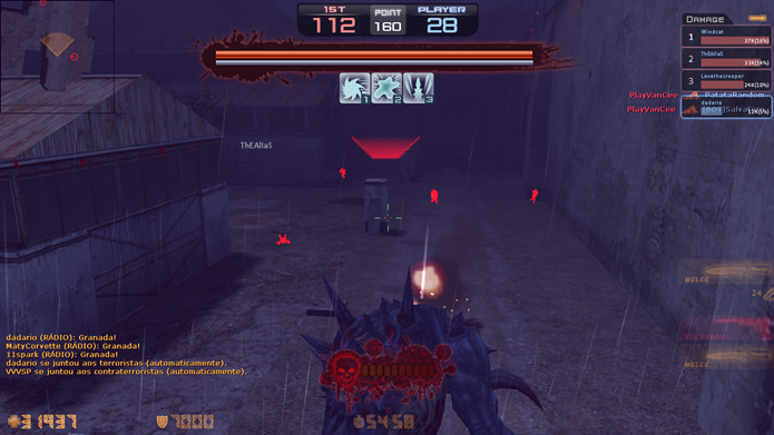 Em Counter-Strike Nexon: Zombies você pode viar um zumbi ou um monstro gigante (Foto: Reprodução / Dario Coutinho)