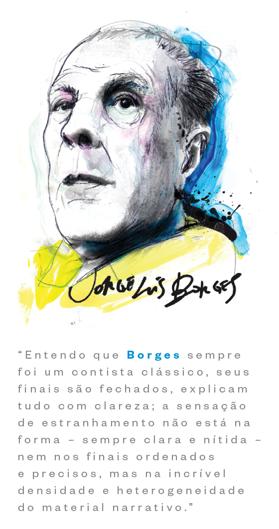 Borges (Foto: Ilustrações: Zé Otávio)