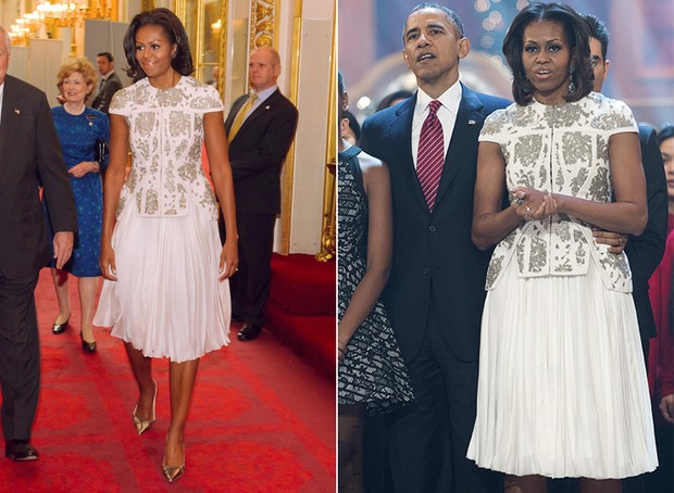 Michelle Obama repete vestido (Foto: Getty Images | AFP)