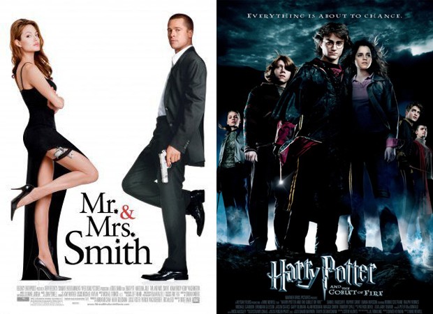 Sr. & Sra. Smith e Harry Potter e o Cálice de Fogo (Foto: Divulgação)