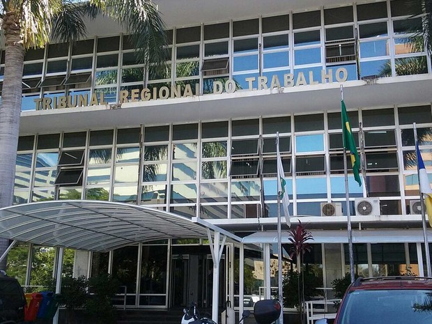 Fachada do Tribunal Regional do Trabalho em Brasília (Foto: Beatriz Pataro/G1)