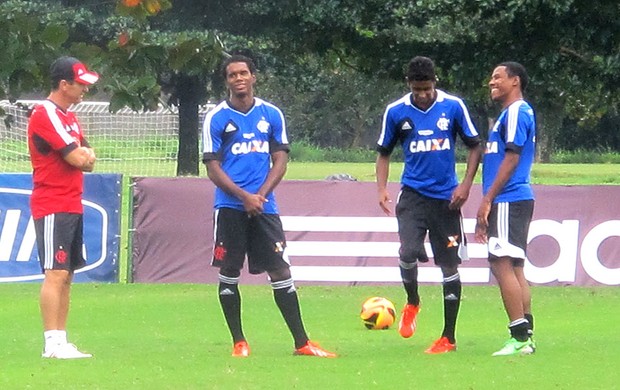 Jorginho treino Flamengo (Foto: Fabio Leme)
