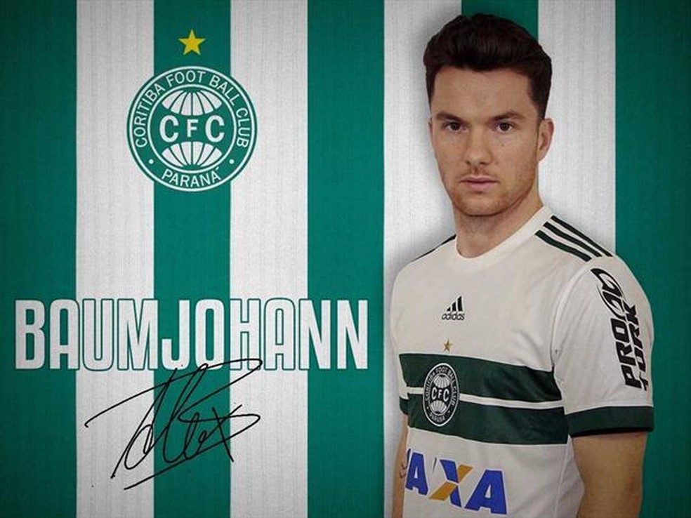 Alexander Baumjohann foi anunciado nesta terça-feira pelo Coritiba (Foto: Divulgação/Coritiba)