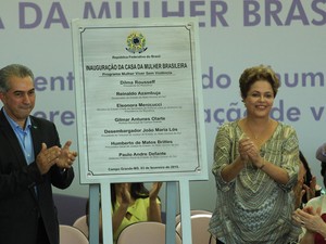 Inauguração da Casa da Mulher Brasileira em Campo Grande (Foto: Lucas Lourenço/G1MS)