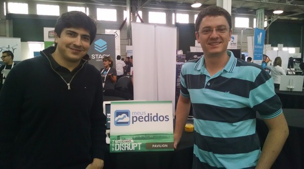 Os empreendedores Celso Tonelli e Thiago Brandes, da Meus Pedidos (Foto: Fabiano Candido)