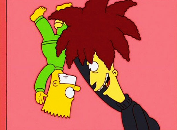Sideshow Bob e Bart sempre foram inimigos no desenho 'Os Simpsons' (Foto: Divulgação)
