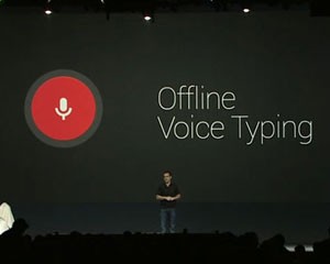 Recurso Voice Typing virá na nova versão do Android, chamada Jelly Bean (Foto: Reprodução)
