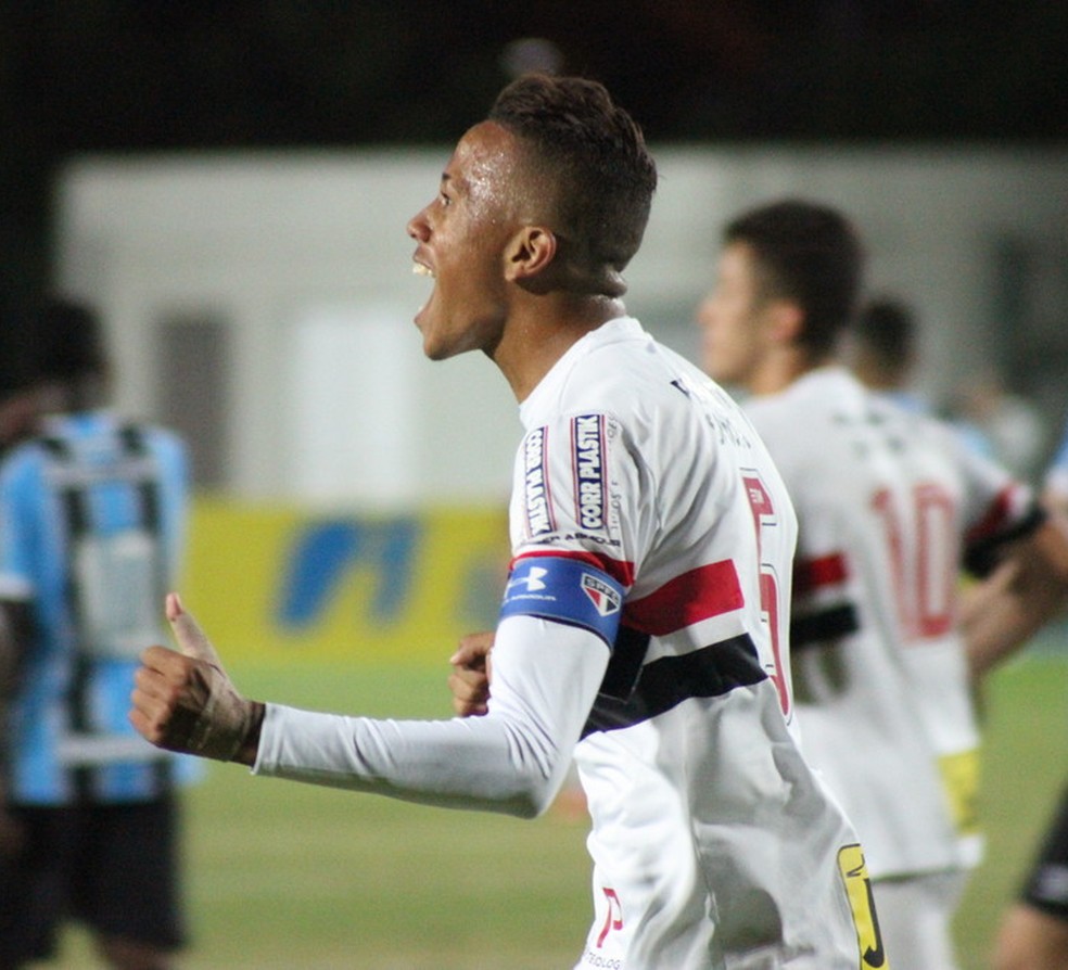 Luizão foi capitão do São Paulo sub-20 na Copa RS, no ano passado (Foto: Fernando Martinez/Aguante)