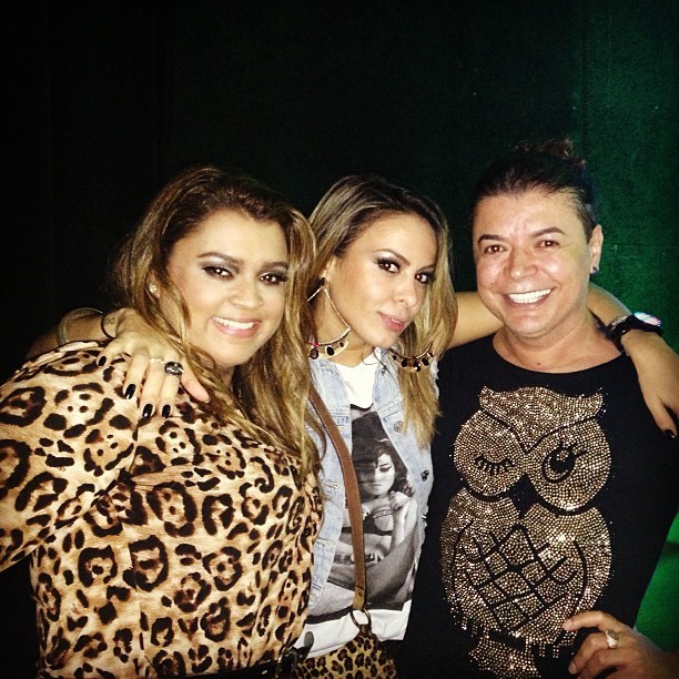 Preta Gil, Alinne Rosa e David Brazil em casa de shows no Rio (Foto: Instagram/ Reprodução) Preta Gil, Alinne Rosa e David Brazil em casa de shows no Rio (Foto: Instagram/ Reprodução)