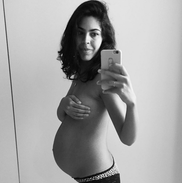 Bela Gil mostra a barriga de grávida (Foto: Reprodução/Instagram)