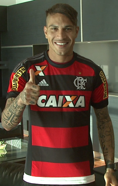 Paolo Guerrero; Flamengo (Foto: Reprodução/SporTV)