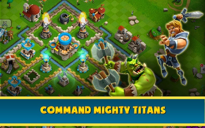 Titan Empires é indicado para quem cansou de ter sua vila arrasada em Clash of Clans (Foto: Divulgação)