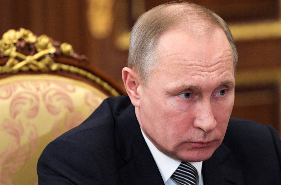 Putin sancionou lei que despenaliza violência doméstica (Foto: Alexei Druzhinin/Sputnik, Kremlin Pool Photo via AP)