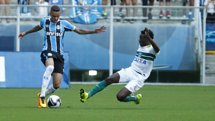 Luan Grêmio x Coritiba (Foto: Lucas Uebel/Divulgação Grêmio)