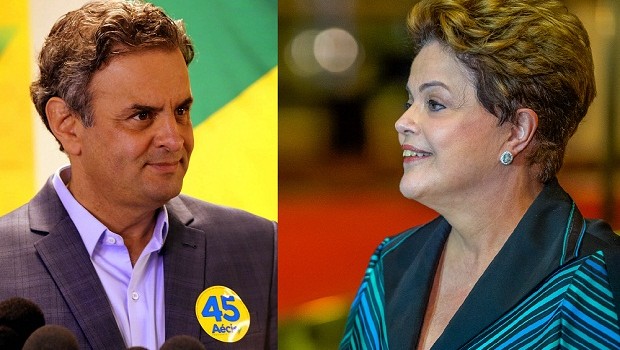 Aécio Neves e Dilma Rousseff (Foto: Marcos Fernandes e Cadu Gomes)