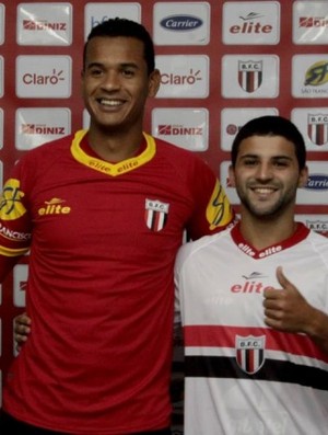 Gustavo e Gustavo Lima são apresentados no Botafogo-SP (Foto: Rogério Moroti/Ag. Botafogo)