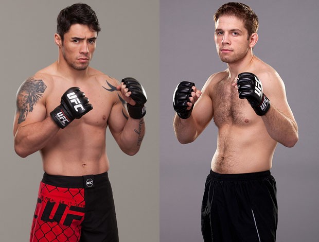 MONTAGEM - UFC Diego Nunes x Nik Lentz (Foto: Agência Getty Images)