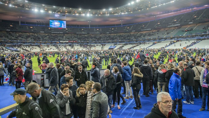 Torcida Stade de France França Alemanha (Foto: Getty Images)