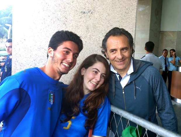 Prandelli técnico seleção Italia Rio de Janeiro (Foto: Felippe Costa)