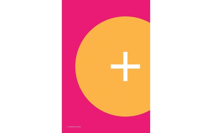 Sexto princípio do Material Design: Color, surface, and iconography emphasize actions (Foto: Reprodução/Google).