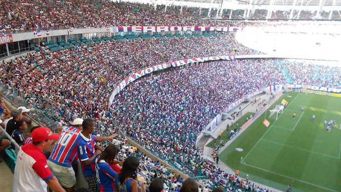 Torcida do Bahia; Fonte Nova (Foto: Thiago Pereira) Torcida do Bahia; Fonte Nova (Foto: Thiago Pereira)
