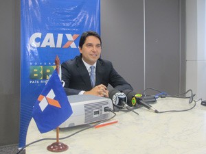 Vice-presidente de Fundos de Governo e Loterias da Caixa, Fábio Ferreira Cleto (Foto: Lilian Quaino/G1)