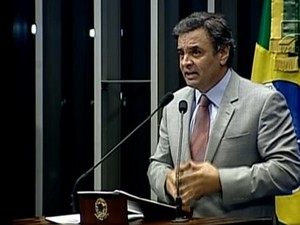 Aécio Neves (Foto: Reprodução/TV Globo)