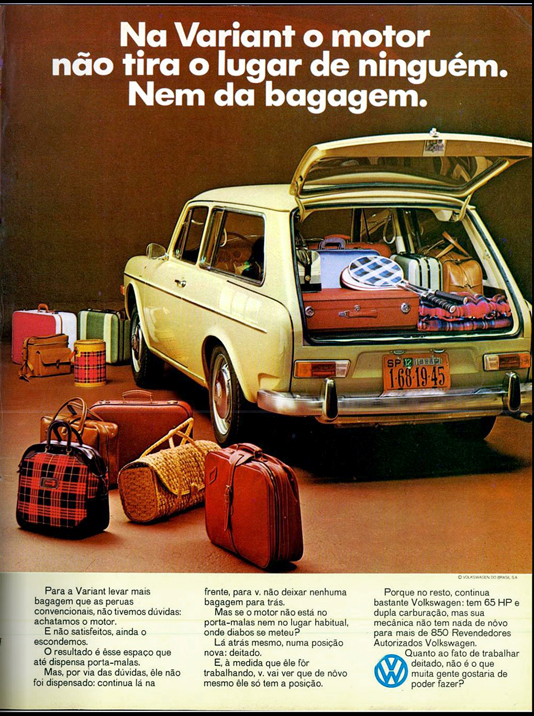 Anúncio VW Variant