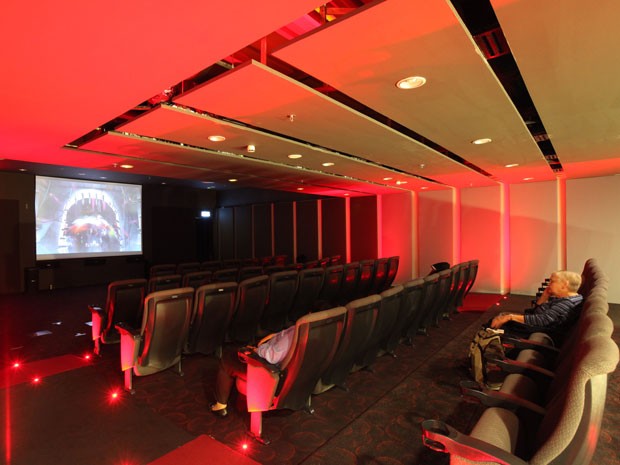 Cinema do Aeroporto de Changi, na Cingapura, eleito o melhor do mundo em 2013 (Foto: Divulgação/Changi Airport Group)