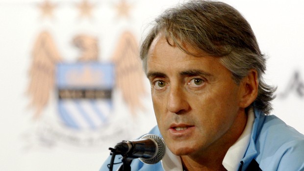 Roberto Mancini técnico Manchester City (Foto: AP)