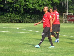 Luis Fabiano treino do São Paulo (Foto: Marcelo Prado / Globoesporte.com)