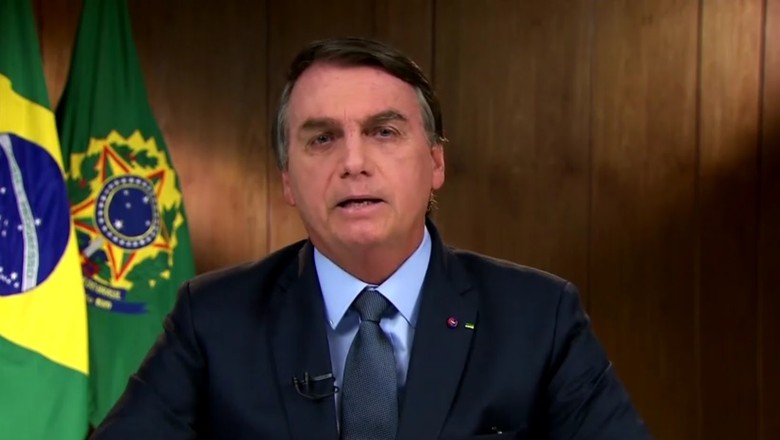 Somos vítimas de uma brutal campanha de desinformação diz Bolsonaro