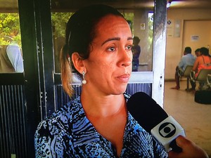 Irmã do vigilante disse que ele pode ficar paraplégico (Foto: Reprodução/Inter TV Cabugi)