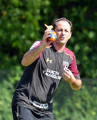 Rogério Ceni técnico treino São Paulo (Foto: Érico Leonan / saopaulofc.net)