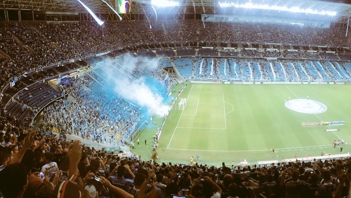 Arena Grêmio x Toluca (Foto: Grêmio FBPA/Divulgação)