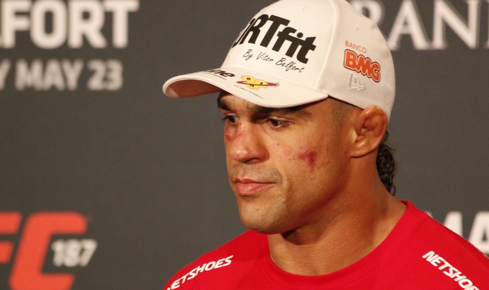 Vitor Belfort coletiva de imprensa UFC 187 (Foto: Evelyn Rodrigues)
